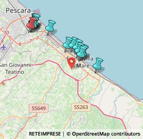 Mappa Via A. de Simone, 66023 Francavilla al Mare CH, Italia (3.94688)