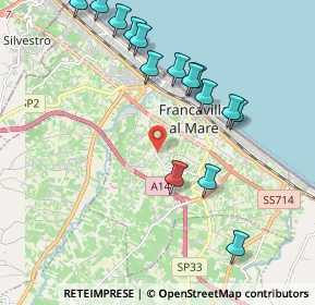 Mappa Via A. de Simone, 66023 Francavilla al Mare CH, Italia (2.306)
