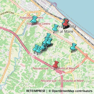 Mappa Via A. de Simone, 66023 Francavilla al Mare CH, Italia (0.73846)