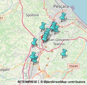 Mappa 66020 Zona Industriale Val Pescara CH, Italia (2.645)