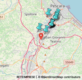 Mappa 66020 Zona Industriale Val Pescara CH, Italia (3.354)