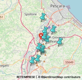 Mappa 66020 Zona Industriale Val Pescara CH, Italia (2.81545)