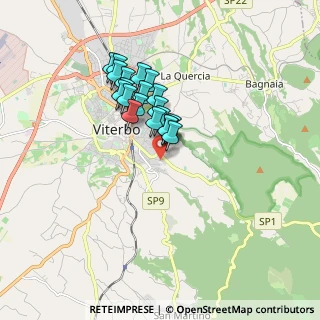 Mappa Strada Cimina, 01100 Viterbo VT, Italia (1.3795)