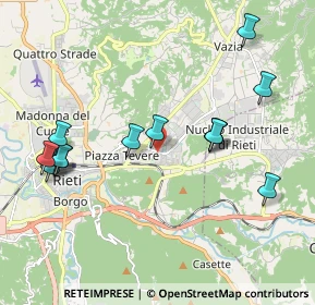 Mappa Via Alcide De Gasperi, 02100 Rieti RI, Italia (2.24143)