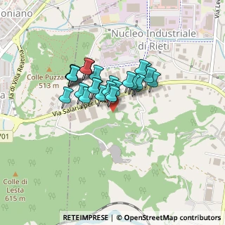 Mappa SS Salaria per l'Aquila, 02015 Rieti RI, Italia (0.31786)