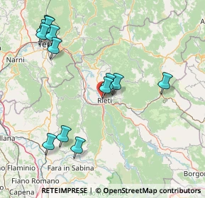 Mappa Via Loreto Mattei, 02100 Rieti RI, Italia (18.63692)