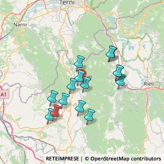 Mappa Via Palombara, 02040 Cottanello RI, Italia (6.95467)