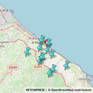 Mappa Via Marino Teodorico, 66023 Francavilla al Mare CH, Italia (3.29917)