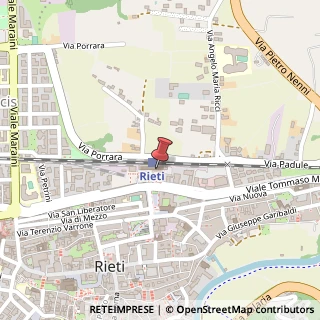 Mappa Piazza Enrico Berlinguer, 14, 02100 Rieti, Rieti (Lazio)