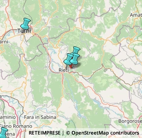 Mappa Via dell'Elettronica, 02100 Rieti RI, Italia (44.81643)