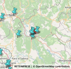 Mappa Via dell'Elettronica, 02100 Rieti RI, Italia (21.75167)