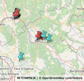 Mappa Via dell'Elettronica, 02100 Rieti RI, Italia (19.56375)