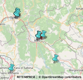 Mappa Via dell'Elettronica, 02100 Rieti RI, Italia (18.48727)