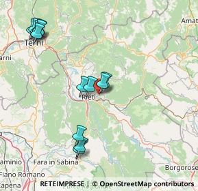 Mappa Via dell'Elettronica, 02100 Rieti RI, Italia (18.62692)
