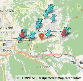 Mappa Via dell'Elettronica, 02100 Rieti RI, Italia (1.80412)