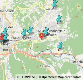 Mappa Via dell'Elettronica, 02100 Rieti RI, Italia (2.48929)