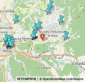 Mappa Via dell'Elettronica, 02100 Rieti RI, Italia (2.4955)