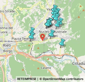 Mappa Via dell'Elettronica, 02100 Rieti RI, Italia (1.7875)
