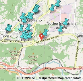Mappa Via dell'Elettronica, 02100 Rieti RI, Italia (1.1445)