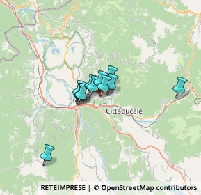 Mappa Via dell'Elettronica, 02100 Rieti RI, Italia (4.21167)