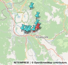 Mappa Via dell'Elettronica, 02100 Rieti RI, Italia (4.16)