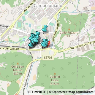 Mappa Piazza Unità D'Italia, 02100 Rieti RI, Italia (0.312)