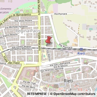 Mappa Via Contigliano, 15, 02100 Rieti, Rieti (Lazio)
