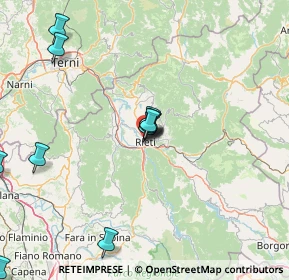 Mappa Via Petrini, 02100 Rieti RI, Italia (17.87273)
