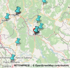 Mappa Via Moisè di Gaio, 02100 Rieti RI, Italia (16.9625)