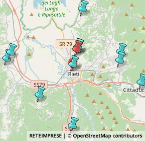 Mappa Via Moisè di Gaio, 02100 Rieti RI, Italia (4.76)
