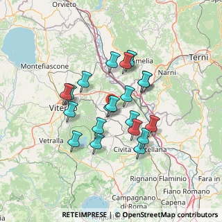Mappa Località Fila dei Cerri, 01038 Soriano nel Cimino VT, Italia (12.0755)