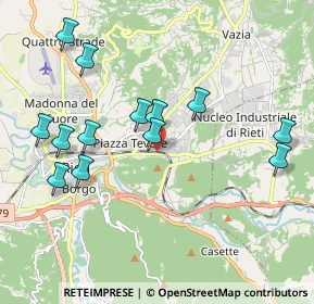 Mappa Via Salaria Km 88+600, 02100 Rieti RI, Italia (2.16769)