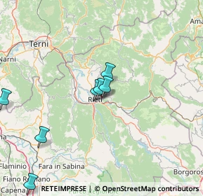 Mappa Via Salaria Km 88+600, 02100 Rieti RI, Italia (25.97818)