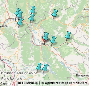 Mappa Via Salaria Km 88+600, 02100 Rieti RI, Italia (16.79583)