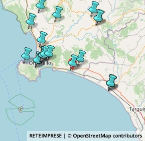 Mappa Via Origlio, 58011 Capalbio GR, Italia (17.7365)