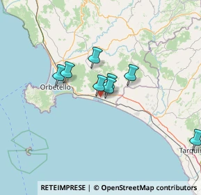 Mappa Via Origlio, 58011 Capalbio GR, Italia (25.63923)