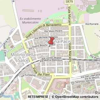Mappa Via Antonio Gherardi, 6, 02100 Rieti, Rieti (Lazio)