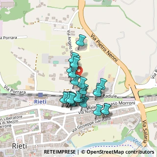 Mappa Piazza Tevere, 02100 Rieti RI, Italia (0.18276)