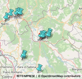 Mappa Piazza Tevere, 02100 Rieti RI, Italia (17.34231)