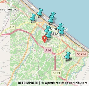 Mappa Contrada Piane, 66023 Francavilla al Mare CH, Italia (1.84)
