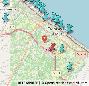 Mappa Contrada Piane, 66023 Francavilla al Mare CH, Italia (2.72235)