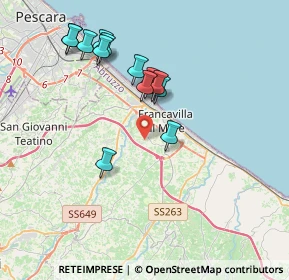 Mappa Contrada Piane, 66023 Francavilla al Mare CH, Italia (3.84692)