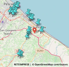 Mappa Contrada Piane, 66023 Francavilla al Mare CH, Italia (5.0035)