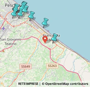 Mappa Contrada Piane, 66023 Francavilla al Mare CH, Italia (6.24462)