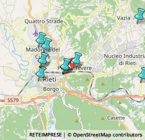 Mappa Via delle Acque, 02100 Rieti RI, Italia (1.82182)