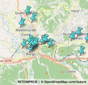 Mappa Via delle Acque, 02100 Rieti RI, Italia (1.782)