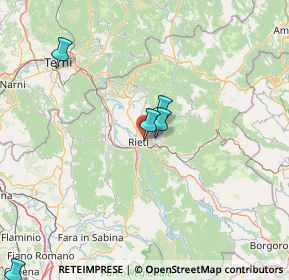 Mappa Via delle Acque, 02100 Rieti RI, Italia (44.08714)