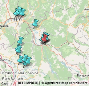 Mappa Via delle Acque, 02100 Rieti RI, Italia (15.77778)