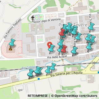 Mappa Via delle Acque, 02100 Rieti RI, Italia (0.14286)