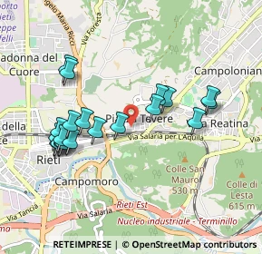 Mappa Via delle Acque, 02100 Rieti RI, Italia (0.983)